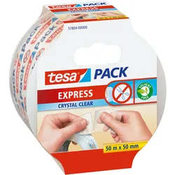 Tesa Express, 50 m, Transparent, Polypropylen (PP), 50 mm