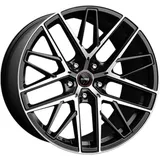 Momo Tires Momo RFX01 black Polished Alufelge schwarz