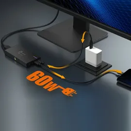 j5create JVA14-N Game Capture Station Schwarz PC