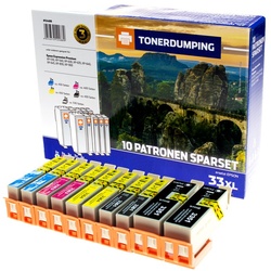 10 XL-Druckerpatronen -Kombipack- kompatibel zu Epson 33XL
