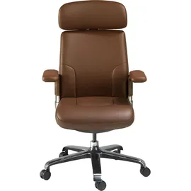ac angel cerda Drehstuhl Kunstleder Braun