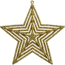 Trendline Stern zum Hängen 2er-Set 12,5cm Weihnachtsstern Weihnachtsdeko Stern