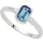 LEONARDO CIAO BY LEONARDO "Sophia CIAO" Gr. 20, blau (edelstahlfarben, blau), Fingerringe, Damen, 20, Edelstahl, 2mm, Fingerring, mit Kristallglas