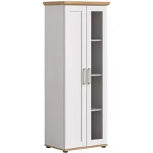 xonox.home Vitrine Verona 64 x 37 x 161 cm Weiß