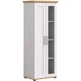 xonox.home Vitrine Verona 64 x 37 x 161 cm Weiß