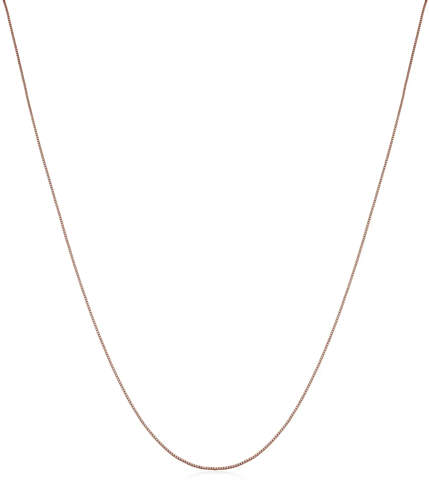 Elli Kette ohne Anhänger »Halskette Basic Venezianerkette Kombinierbar 925er Silber« Elli Rosegold 45