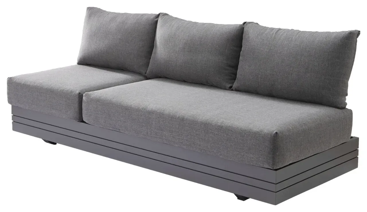 Zebra 3-Sitzer Loungeelement CUBO - B/H/T ca. 198.00x81.00x76.00