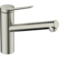 Hansgrohe Zesis M33 150, Niederdruck 1jet, offene Warmwasserbereiter, Edelstahl Finish