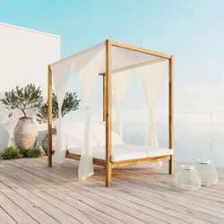 Sonneninsel Nicola Creme Holz/Textil