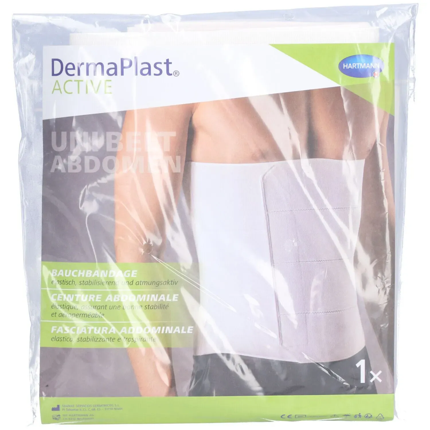 Hartmann Dermaplast® Active Unibelt Abdomen Ceinture abdominale Taille 4 125-150 cm klein