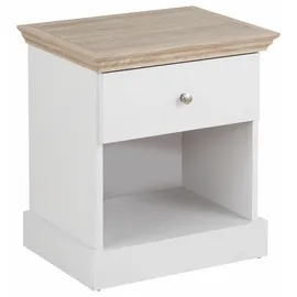 OTTO home Nachtschrank Binz 45 x 35 x 45 cm Weiß