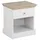 OTTO home Nachtschrank Binz 45 x 35 x 45 cm Weiß