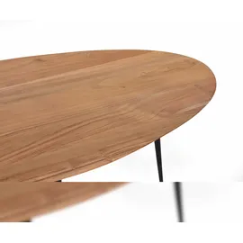 SIT Möbel SIT THIS & THAT oval Akazie Metall 150x60x45 cm