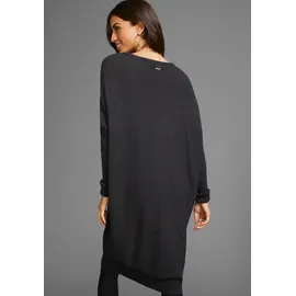 LAURA SCOTT Longpullover in oversized Form mit Rippstruktur Laura Scott anthrazit melange