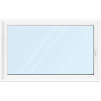 Fenster 160x100 cm, Kunststoff Profil aluplast IDEAL® 4000, Weiß, 1600x1000 mm, einteilig festverglast, 2-fach Verglasung, individuell konfigurieren
