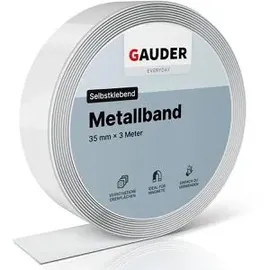 Gauder Metallband selbstklebend 1mm Stärke, 35 mm) x 3 m