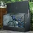 Tepro Fahrradbox anthrazit, BxTxH: 196x89x133 cm, für bis zu 3 Fahrräder