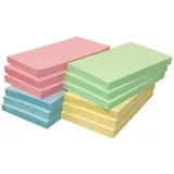 Info Recycling Haftnotizen 5655-88BOX farbsortiert 12 Blöcke