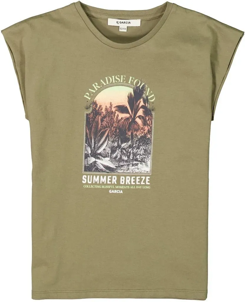 Garcia T-Shirt 4011-green summer 140/146 - Farbe:4011-green summer$Größe:140/146