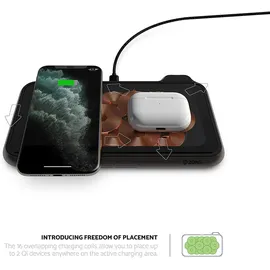 Zen Zens Liberty Glass Edition 16-Spulen 2x 15W Qi schwarz