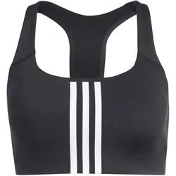 adidas Powerimpact Medium-Support 3-Streifen Sport-BH Damen IQ3369 - black XS E-G