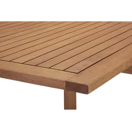 Merxx Balkonausziehtisch 130 x 70 x 74 cm Eukalyptus
