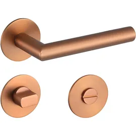 Meintürgriff Drückergarnitur Toulouse Flachrosette Roségold