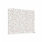 Showdown Displays Showdown Raumteiler Basic - 150-150 Doppel Punkte - Farbe Erde - Silberner Rahmen