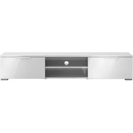 CaliCosy Match TV-Board 172,7 cm Höhe 33 cm Weiß Metall/Spanplatte/Holzwerkstoff
