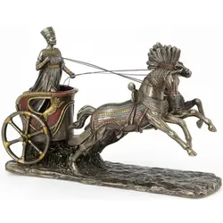 Signes Grimalt  Statuetten und Figuren Nofretete Im Streitwagen Der Königin  in Grün, Einheitsgrösse