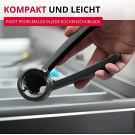 Westmark Nussprofi Nussknacker Aluminium Schwarz