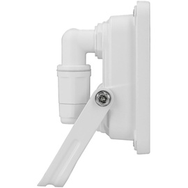 goobay 53873 LED Strahler Außen 30W / Außenstrahler IP65 / Neutralweißes Licht 2550 lm/LED Scheinwerfer Fluter Wandmontage / IP65 Gartenstrahler/Weiß