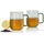 AdHoc TK64 Set aus zwei Glas-Tassen mit Griff YUNA 560 ml | Premium Tee-Tassen aus Borosilikatglas | mundgeblasene Unikate im skandinavischen Design | ideal auch als große Kaffee-Tassen