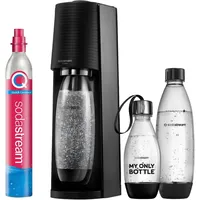 SodaStream TERRA Set mit CO2, 3 Flaschen (2x1L+0,5L), spülmaschinenfest