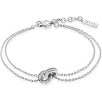 JETTE COSMOPOLITAN Armband Silber/Transparent 88854357 Größe 27