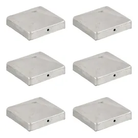 vidaXL Pfostenkappen Pyramide 71 x 71 mm 6 St.
