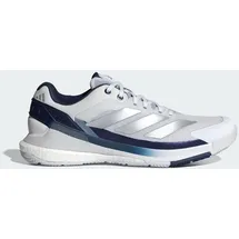 adidas Crazyquick Boost Herren Slim Cloud White / Silver Metallic / Dark Blue 42,5