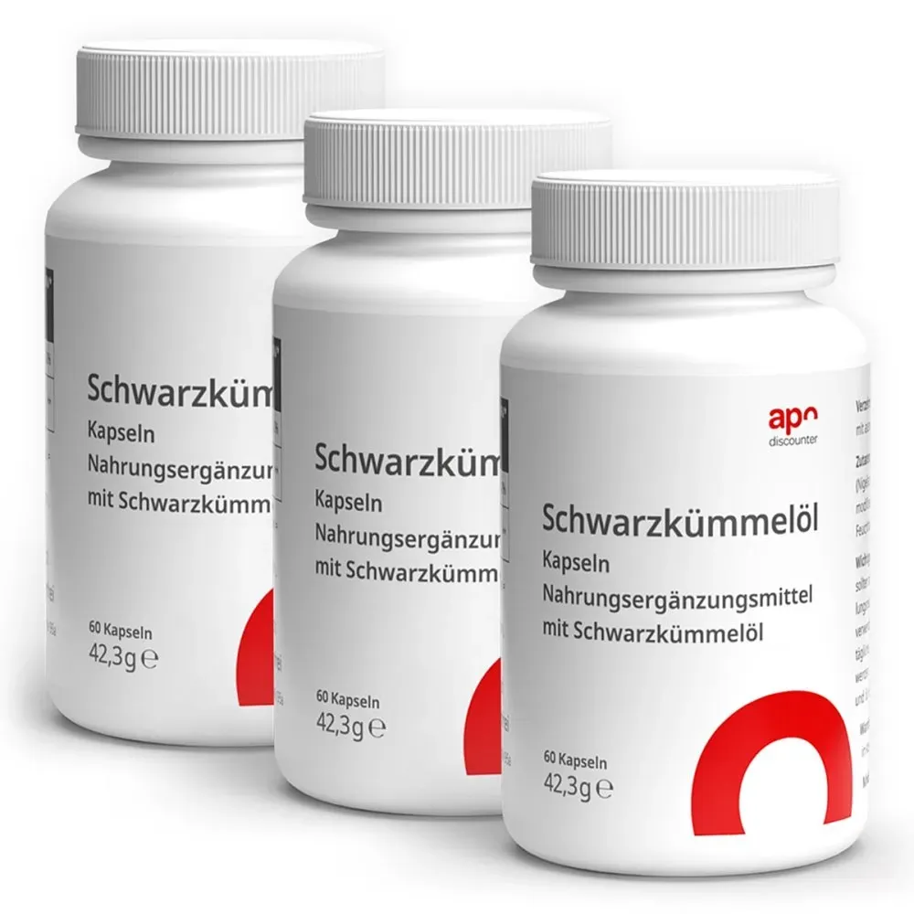 Schwarzkümmelöl Kapseln 500 mg von apodiscounter