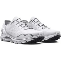 Under Armour HOVR Sonic 6 Laufschuhe - white/white/metallic silver 44