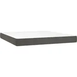 vidaXL Taschenfederkernmatratze Dunkelgrau 180 x 200 cm H3
