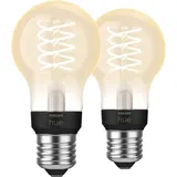 Philips Hue Filamentlampe White Standard E27 - 2023 - Doppelpack