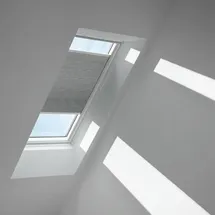 VELUX Wabenplissee Betongrau 1163, PK08 1163K (Farbe: - 1163K, Farbe Schiene: Standard