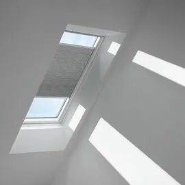 VELUX Wabenplissee Betongrau 1163, PK08 1163K (Farbe: - 1163K, Farbe Schiene: Standard