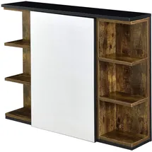 [en.casa] Harstad 80 cm braun/schwarz