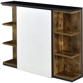 [en.casa] Harstad 80 cm braun/schwarz