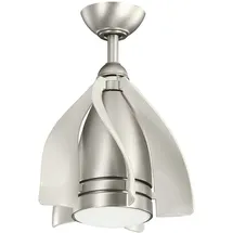 Licht-Erlebnisse Erin 38 cm Deckenventilator Beige