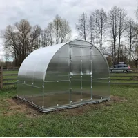 Klasika greenhouses Gewächshaus KLASIKA TUBE 3x2m mit fundamenten und