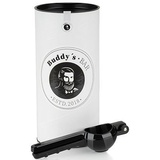Buddy's Buddy ́s Bar - Limettenpresse, hochwertige Presse aus Aluminium, Zitronenpresse, lebensmittelecht und spülmaschinenfest, 21 cm lang für optimale Druckkraft, Schwarz