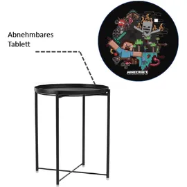 Phoenix Beistelltisch PHOENIX, weiß, neutral, B:47cm H:47cm T:51cm, Tische, Beistelltisch, abnehmbare Tischplatte/Tablett