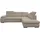 werk2 Eckcouch Cord 2-Sitzer Beige